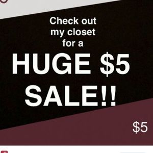 Everything 5 dollars need to get rid of things